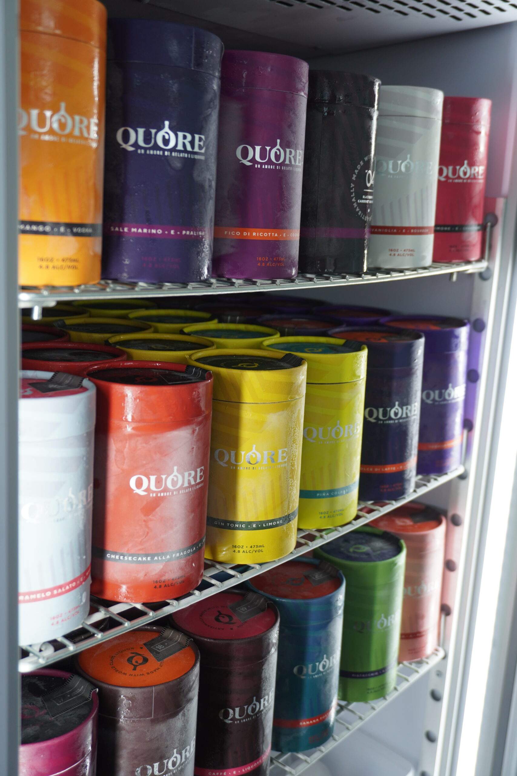 Quore Branded Gelato Pints 16oz