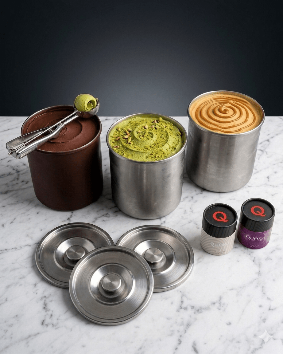 Quore Gelato B2B wholesale product presentation Miami